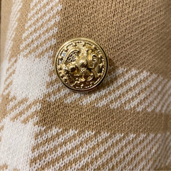 Ann Klein Women’s Notched Plain Cardigan - Picture 3 of 6